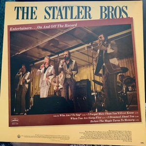 THE STATLER BROS. Entertainers...On and Off The Record Vintage Vinyl 33 RPM MCM